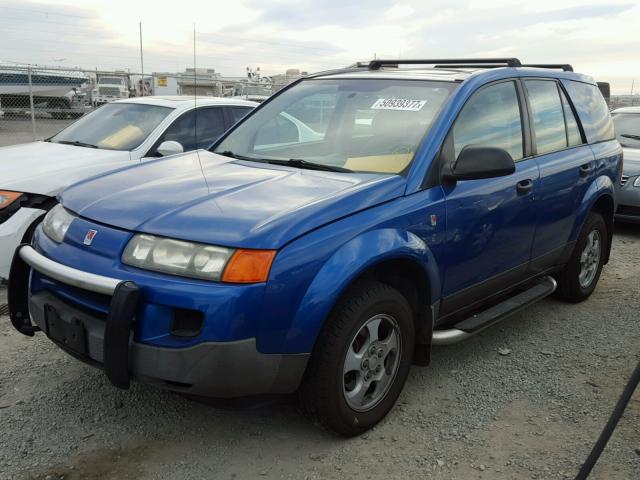 5GZCZ23D73S875080 - 2003 SATURN VUE BLUE photo 2