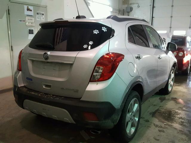 KL4CJFSB5FB220057 - 2015 BUICK ENCORE CON SILVER photo 4