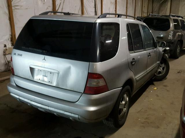 4JGAB57E03A430277 - 2003 MERCEDES-BENZ ML 350 SILVER photo 4