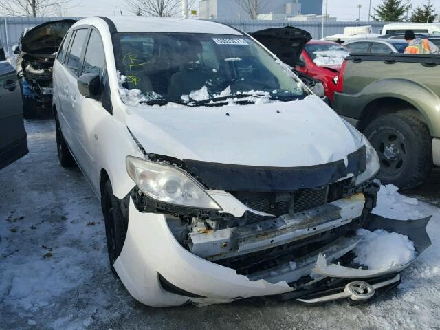 JM1CR293680316087 - 2008 MAZDA 5 WHITE photo 1