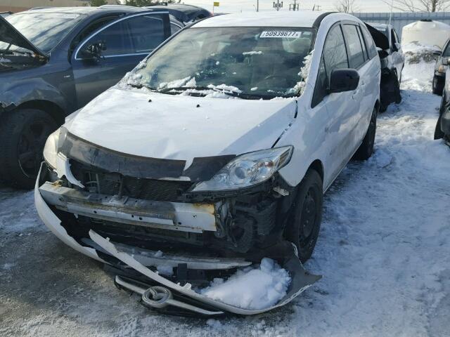 JM1CR293680316087 - 2008 MAZDA 5 WHITE photo 2