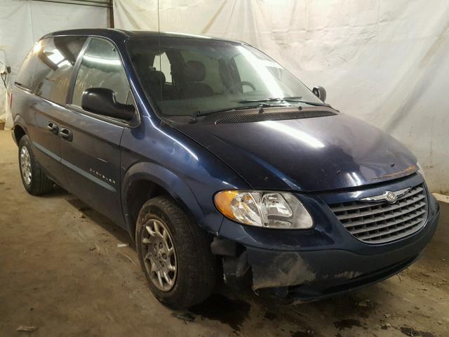 1C8GJ25391B171943 - 2001 CHRYSLER VOYAGER BLUE photo 1