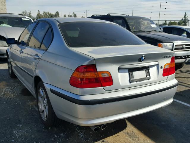 WBAEU33462PF68998 - 2002 BMW 325 XI SILVER photo 3