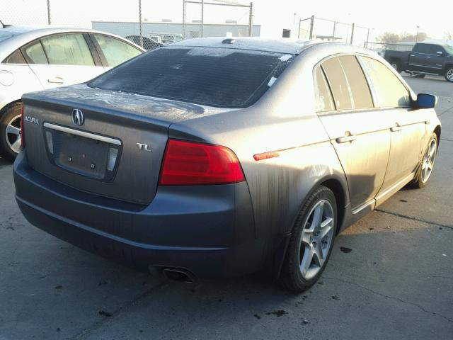 19UUA66266A008215 - 2006 ACURA 3.2TL GRAY photo 4