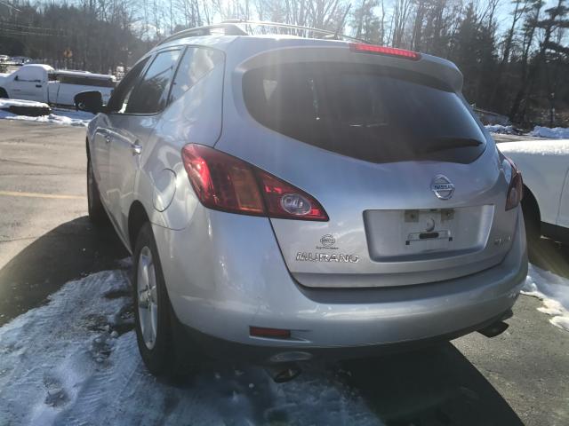 JN8AZ18W59W119007 - 2009 NISSAN MURANO S SILVER photo 3