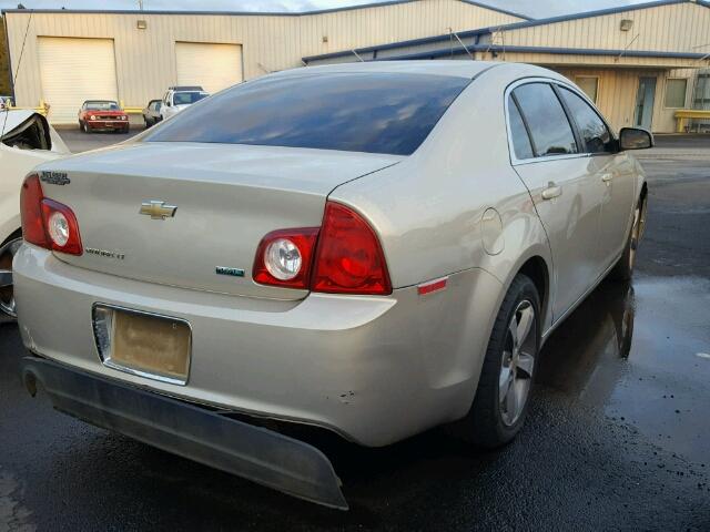 1G1ZC5EU6BF144331 - 2011 CHEVROLET MALIBU 1LT GOLD photo 4