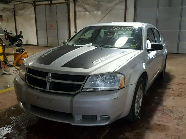 1B3LC56R08N538964 - 2008 DODGE AVENGER SX SILVER photo 2