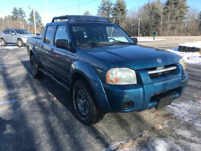 1N6ED29Y03C463206 - 2003 NISSAN FRONTIER C BLUE photo 1