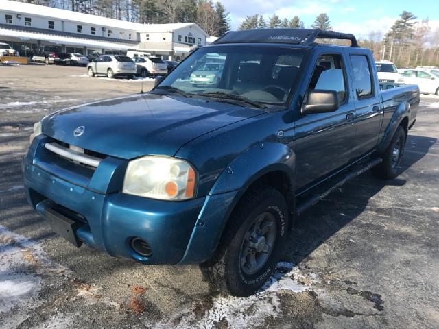 1N6ED29Y03C463206 - 2003 NISSAN FRONTIER C BLUE photo 2