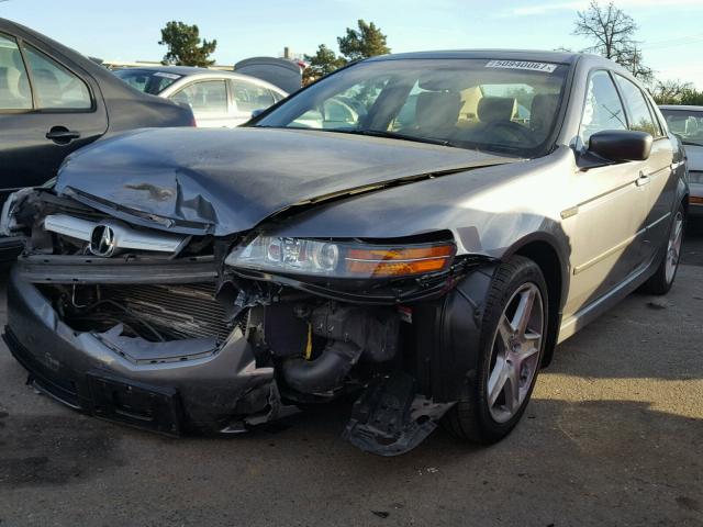 19UUA66206A040545 - 2006 ACURA 3.2TL GRAY photo 2