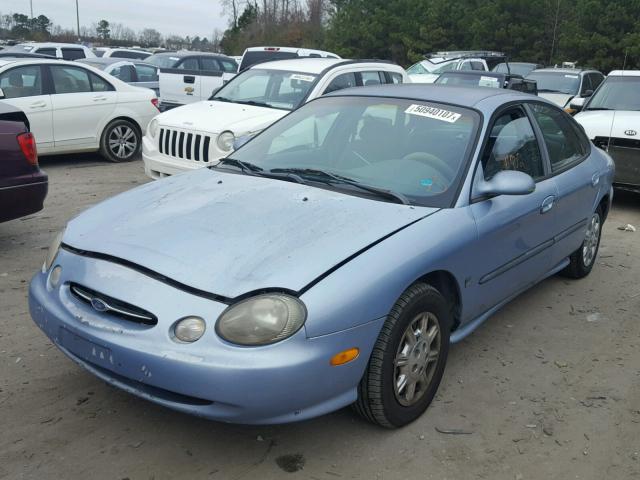 1FAFP52S0WA160910 - 1998 FORD TAURUS LX BLUE photo 2