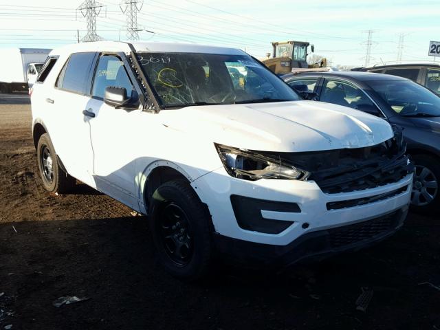 1FM5K8AR3GGA47175 - 2016 FORD EXPLORER P WHITE photo 1