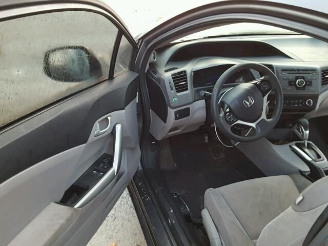 2HGFG3B8XCH558126 - 2012 HONDA CIVIC EX ნაცრისფერი ფოტო 9