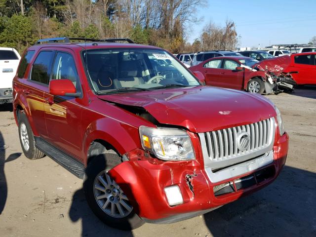 4M2CN9HG4AKJ08206 - 2010 MERCURY MARINER PR RED photo 1