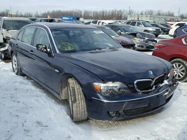 WBAHN83587DT74818 - 2007 BMW 750 BLUE photo 1