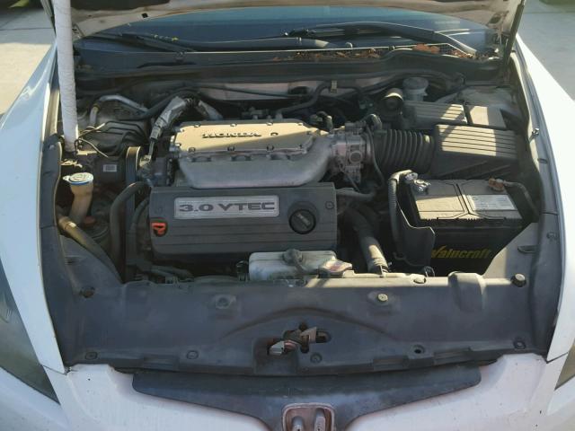 1HGCM82693A031393 - 2003 HONDA ACCORD EX WHITE photo 7