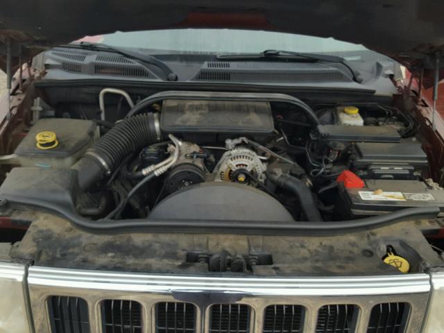 1J8HG48KX7C601252 - 2007 JEEP COMMANDER MAROON photo 7