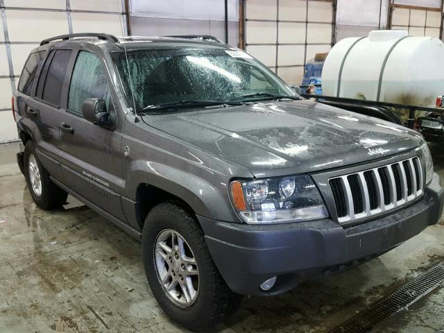 1J4GW48S44C310127 - 2004 JEEP GRAND CHER GRAY photo 1