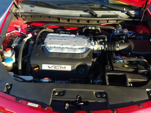 1HGCS22818A013322 - 2008 HONDA ACCORD EXL RED photo 7