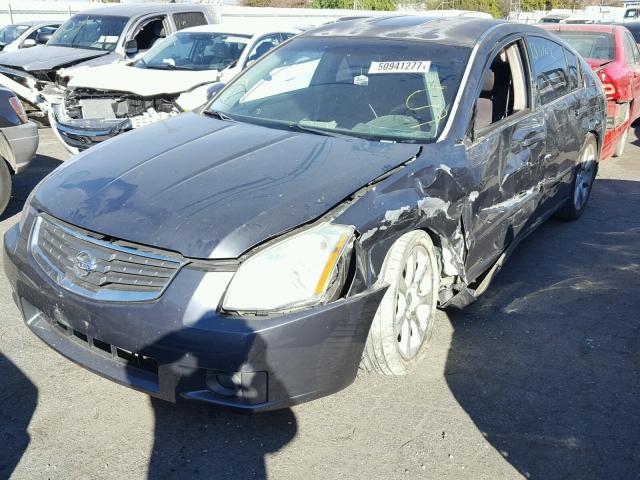 1N4BA41E87C851551 - 2007 NISSAN MAXIMA SE CHARCOAL photo 2