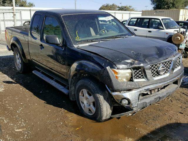 1N6BD06T38C401600 - 2008 NISSAN FRONTIER K BLACK photo 1