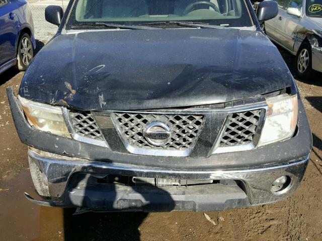 1N6BD06T38C401600 - 2008 NISSAN FRONTIER K BLACK photo 7