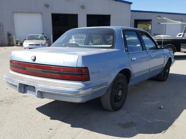 1G4AG55N0P6450316 - 1993 BUICK CENTURY SP BLUE photo 4