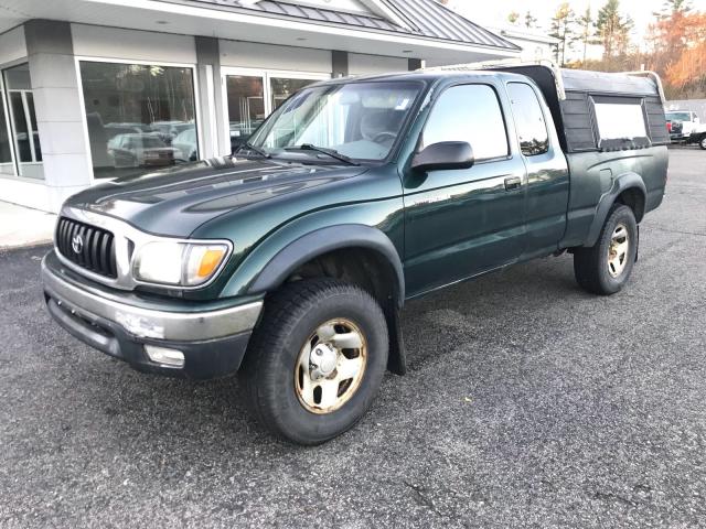 5TEWM72NX2Z130032 - 2002 TOYOTA TACOMA XTR GREEN photo 2