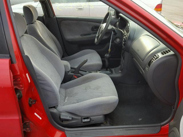 JA3AY26C21U022343 - 2001 MITSUBISHI MIRAGE ES RED photo 5