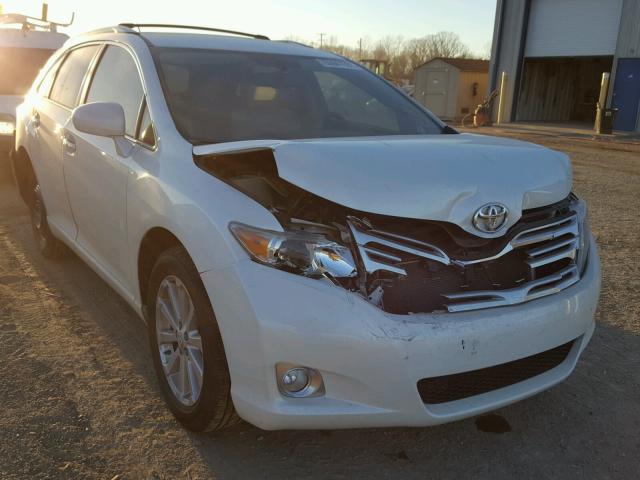 4T3ZA3BB1AU033042 - 2010 TOYOTA VENZA BASE WHITE photo 1