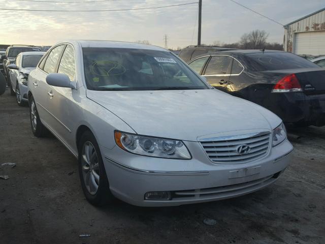 KMHFC46F07A225300 - 2007 HYUNDAI AZERA SE WHITE photo 1