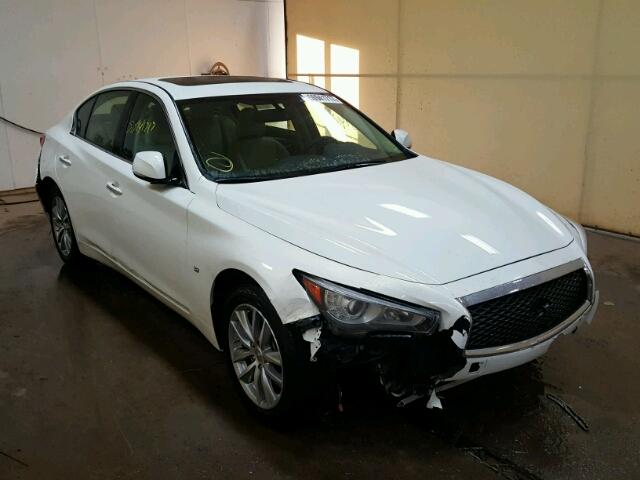 JN1BV7AR7FM419046 - 2015 INFINITI Q50 BASE WHITE photo 1