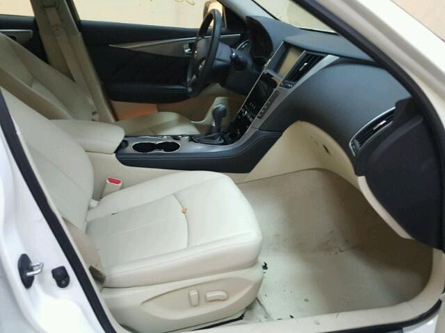 JN1BV7AR7FM419046 - 2015 INFINITI Q50 BASE Білий фото 5