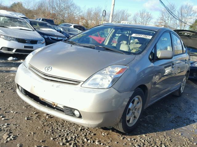 JTDKB20U453038094 - 2005 TOYOTA PRIUS BEIGE photo 2