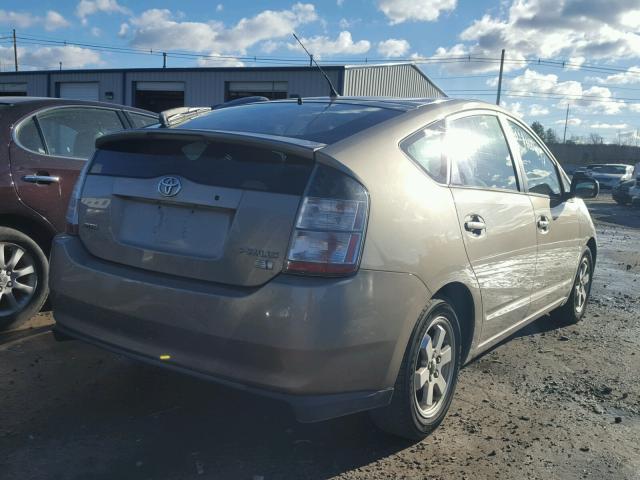 JTDKB20U453038094 - 2005 TOYOTA PRIUS BEIGE photo 4