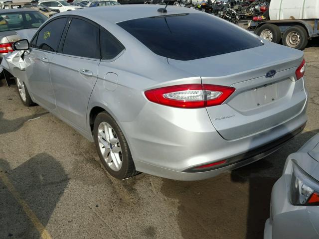 3FA6P0H73FR138427 - 2015 FORD FUSION SE SILVER photo 3