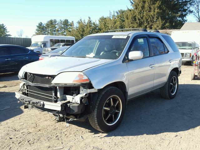 2HNYD18602H521329 - 2002 ACURA MDX TOURIN SILVER photo 2