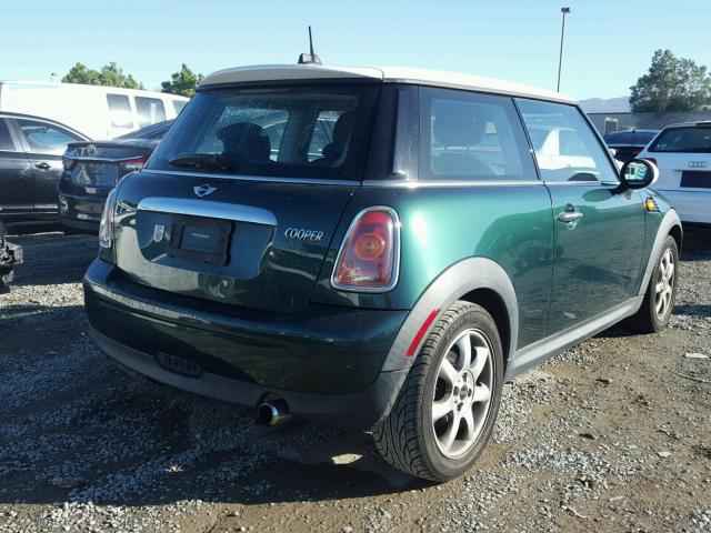 WMWMF33527TL67027 - 2007 MINI COOPER GREEN photo 4