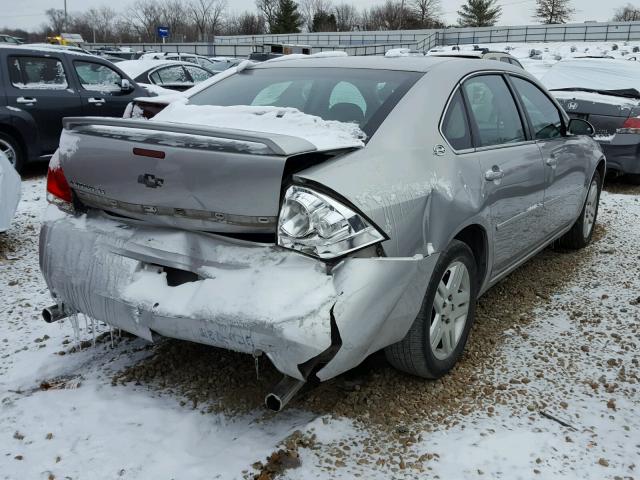 2G1WC581069290985 - 2006 CHEVROLET IMPALA LT SILVER photo 4