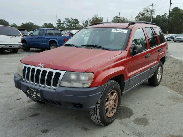 1J4GW48S73C558922 - 2003 JEEP GRAND CHER RED photo 2