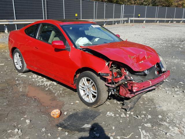 JH4DC54885S014261 - 2005 ACURA RSX RED photo 1