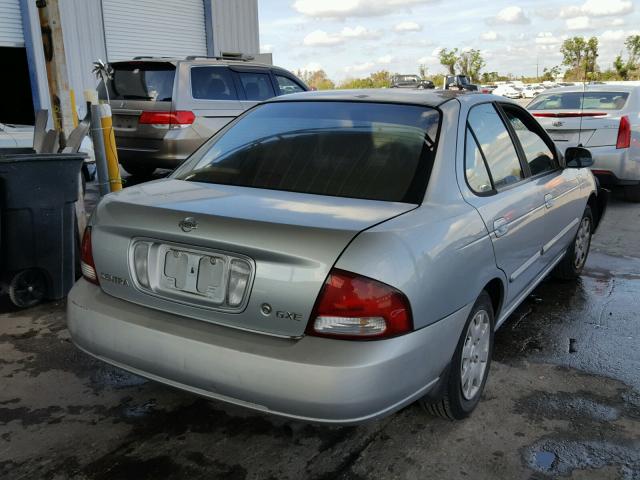 3N1CB51D42L666423 - 2002 NISSAN SENTRA XE SILVER photo 4