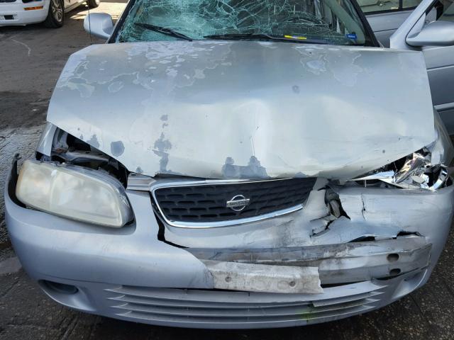 3N1CB51D42L666423 - 2002 NISSAN SENTRA XE SILVER photo 7