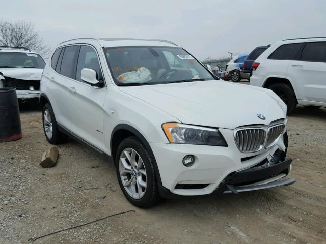 5UXWX7C5XBL734117 - 2011 BMW X3 XDRIVE3 WHITE photo 1