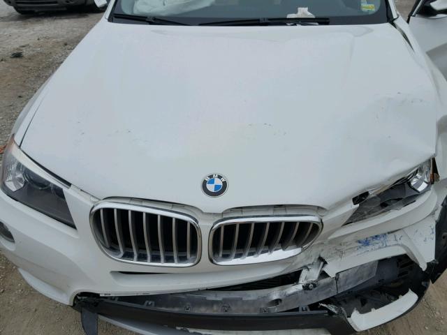 5UXWX7C5XBL734117 - 2011 BMW X3 XDRIVE3 WHITE photo 7