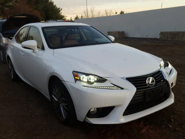 JTHCF1D25E5006141 - 2014 LEXUS IS 250 WHITE photo 1