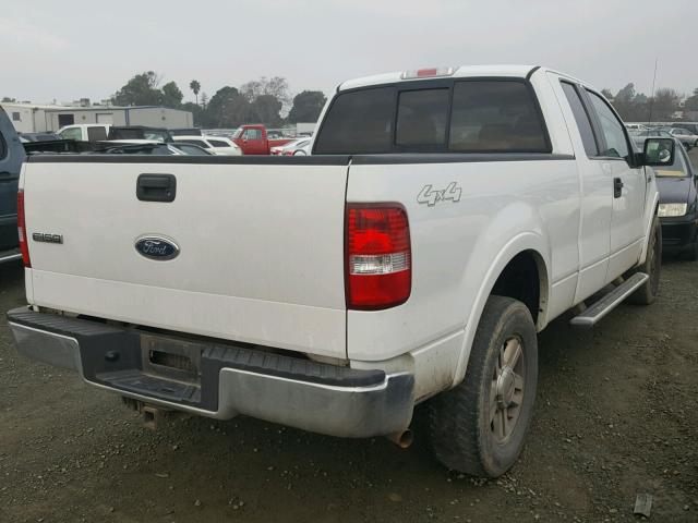 1FTPX14545FA69820 - 2005 FORD F150 WHITE photo 4