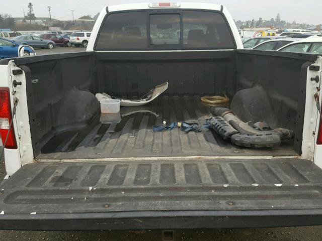 1FTPX14545FA69820 - 2005 FORD F150 WHITE photo 9