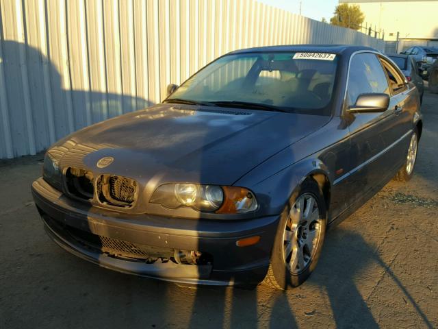 WBABM3341YJN85462 - 2000 BMW 323 CI GRAY photo 2