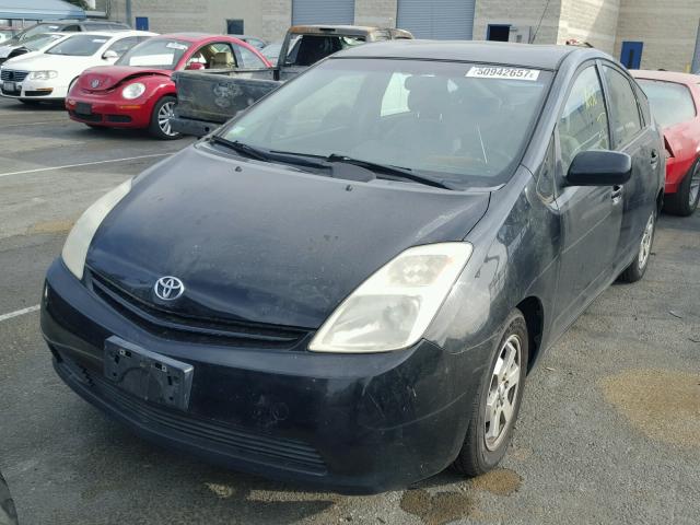 JTDKB20U840016955 - 2004 TOYOTA PRIUS BLACK photo 2